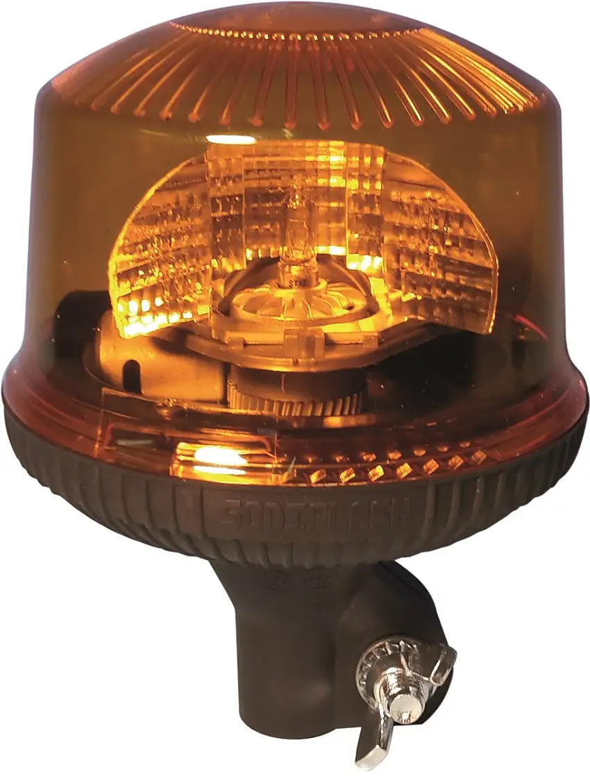 SODISE - Gyrophare halogène 23W 12/24V sur tige flexible - 17050