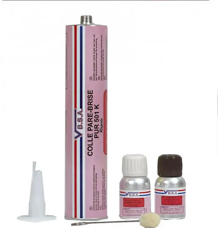 TOPCAR - Kit cartouche de collage pare-brise voiture 310 ml - FIXKIT101KX310