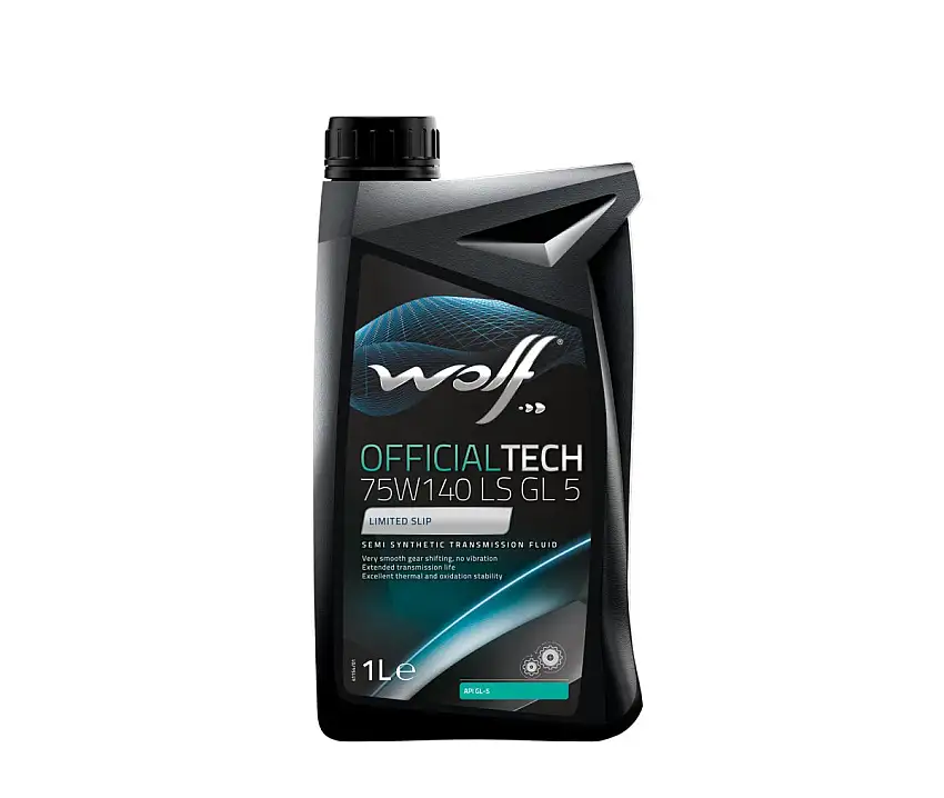 WOLF - Bidon 1 litre d'huile GEAR OIL GL 5 LS SAE 75W140 - 8304200