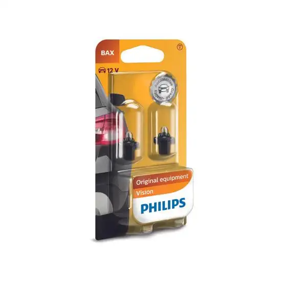 Ampoule BAX X2 12V 8.3S/1.35 PHIL PHILIPS - 12597B2