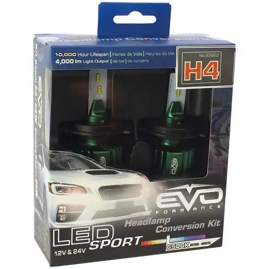 Kit de conversion sport led h4 6000k - EVO