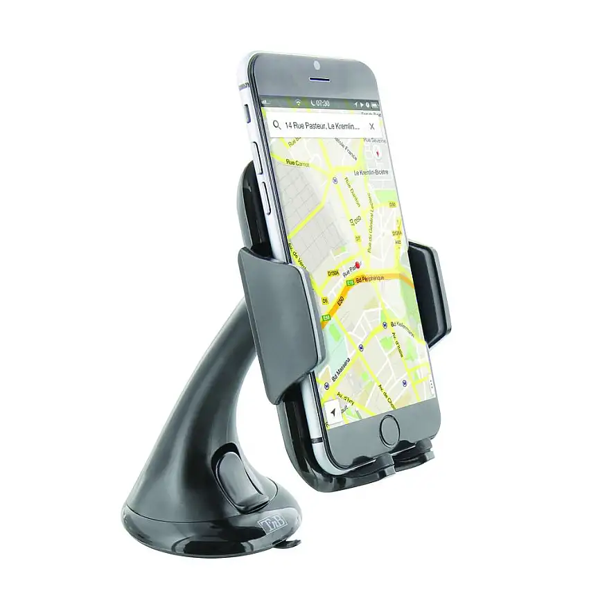 Support pare-brise pour téléphone noir