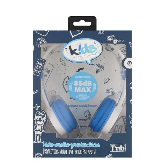 Casque stéréo enfant bleu