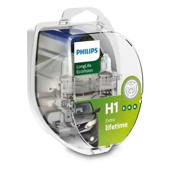 Ampoule H1 X2 LLECO 12V 55W PH PHILIPS - 12258LLECOS2