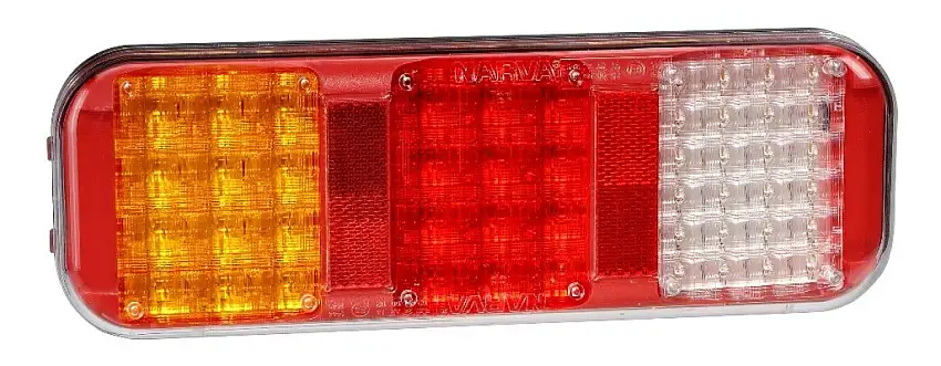 FEU ARRIèRE LED NARVA 12/24V 284X100X37MM AVEC LENTILLE EN POLYCARBONATE
