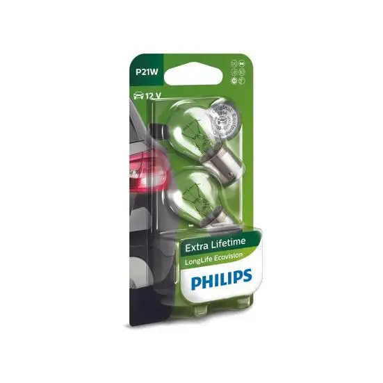 Ampoule P21W X2 LLECO 12V PH PHILIPS - 12498LLECOB2