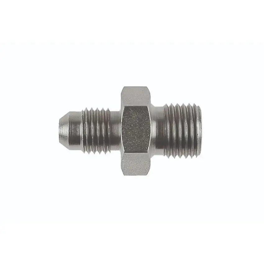 Adaptateur GOODRIDGE 741 BSP 1/2 X 14 Mâle - JIC 3/4 X 16 Mâle en Alu Bleu