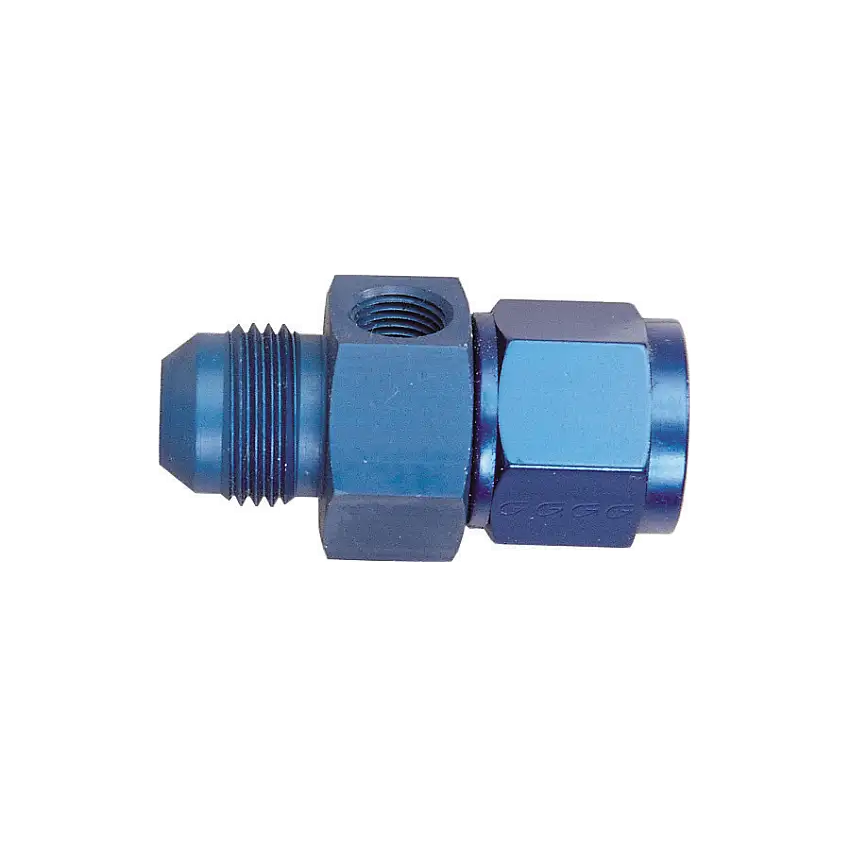 Adaptateur GOODRIDGE FP192 JIC 9/16 X 18 Mâle/Fem - NPT 1/8 Fem en Alu