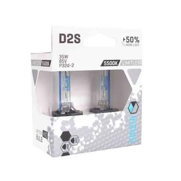 Ampoules xénon VISION D2S 5500K 85V 35W P32d-2   50  illimité blanc, 2 pcs.