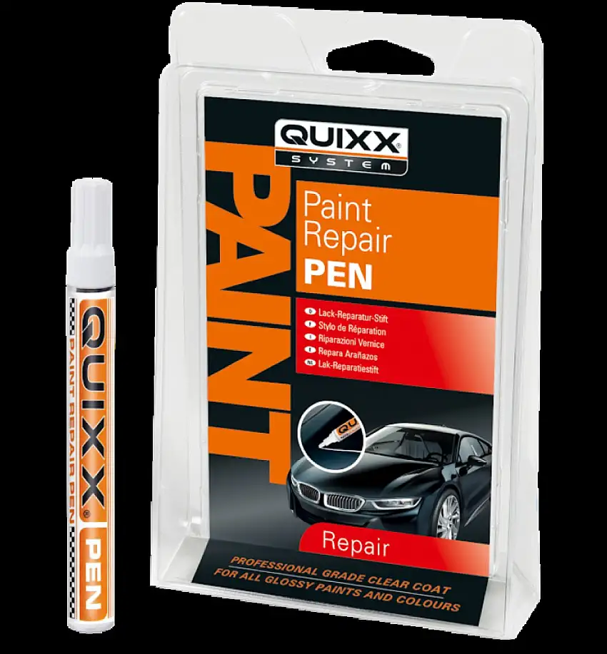 STYLO DE RéPARATION DE RAYURES PROFONDES ET éCLATS DE PEINTURE QUIXX
