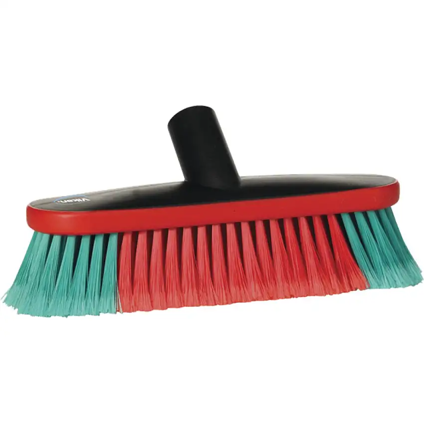 BROSSE DE LAVAGE AUTO VIKAN AVEC ARRIVéE D'EAU 8X25 CM FIBRES SOUPLES
