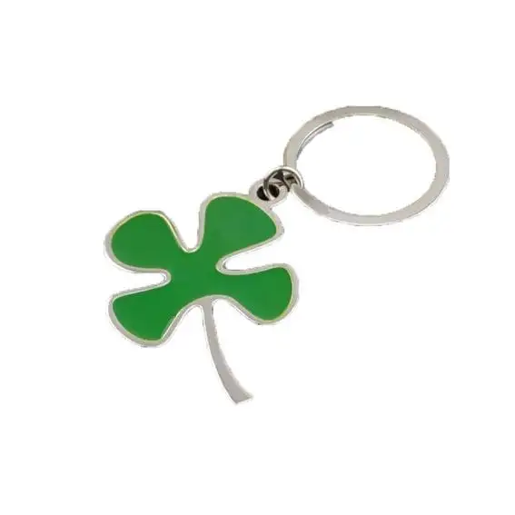 PORTE CLES METAL TREFLE