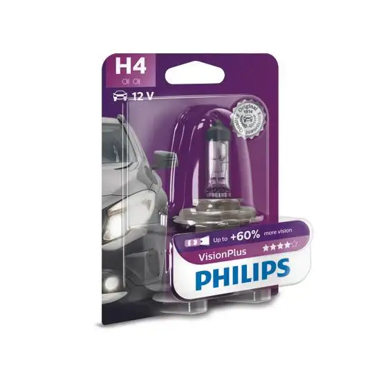 Ampoule H4 X1 VP 12V 60/55W PH PHILIPS - 12342VPB1