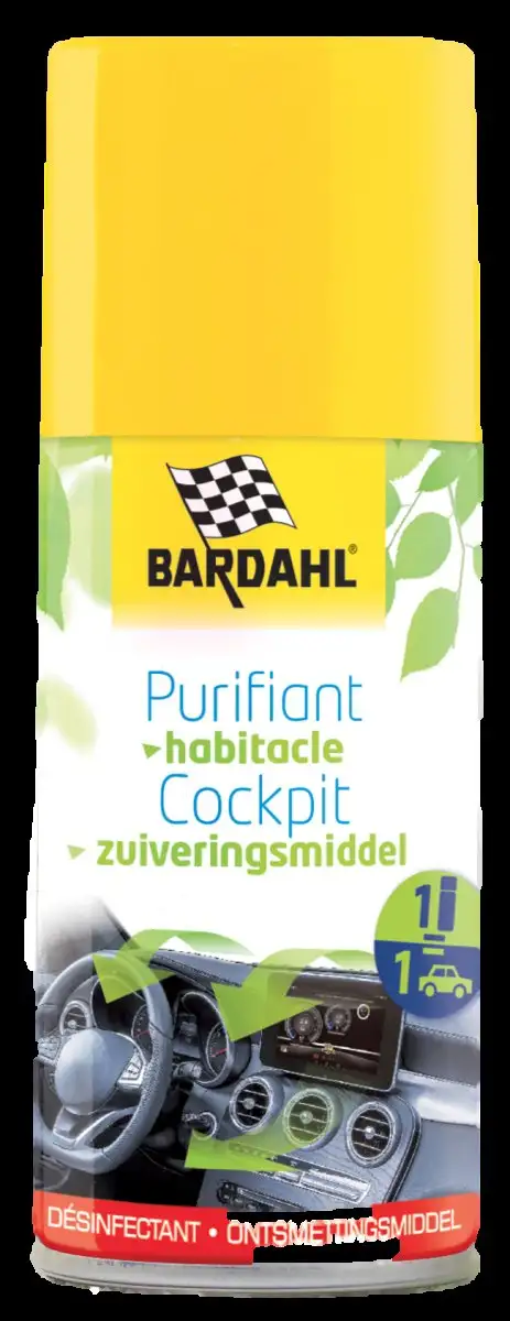 SPRAY PURIFIANT DéSINFECTANT COCKPIT BARDAHL 125ML