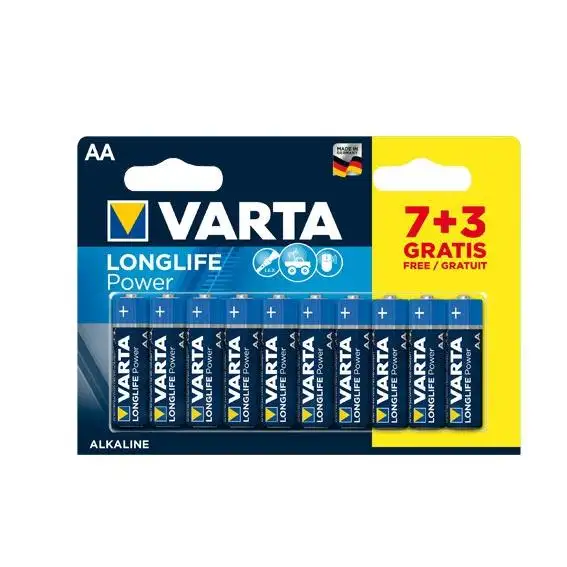 PILES HIGH ENERGY LR6 AA 7 + 3 - 4906121470 - VARTA