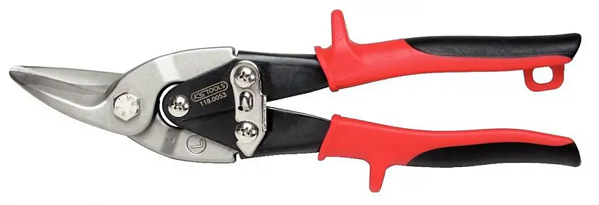 CISAILLE à TôLE KS-TOOLS COUPE à GAUCHE AVEC POIGNéE BI-MATIèRE