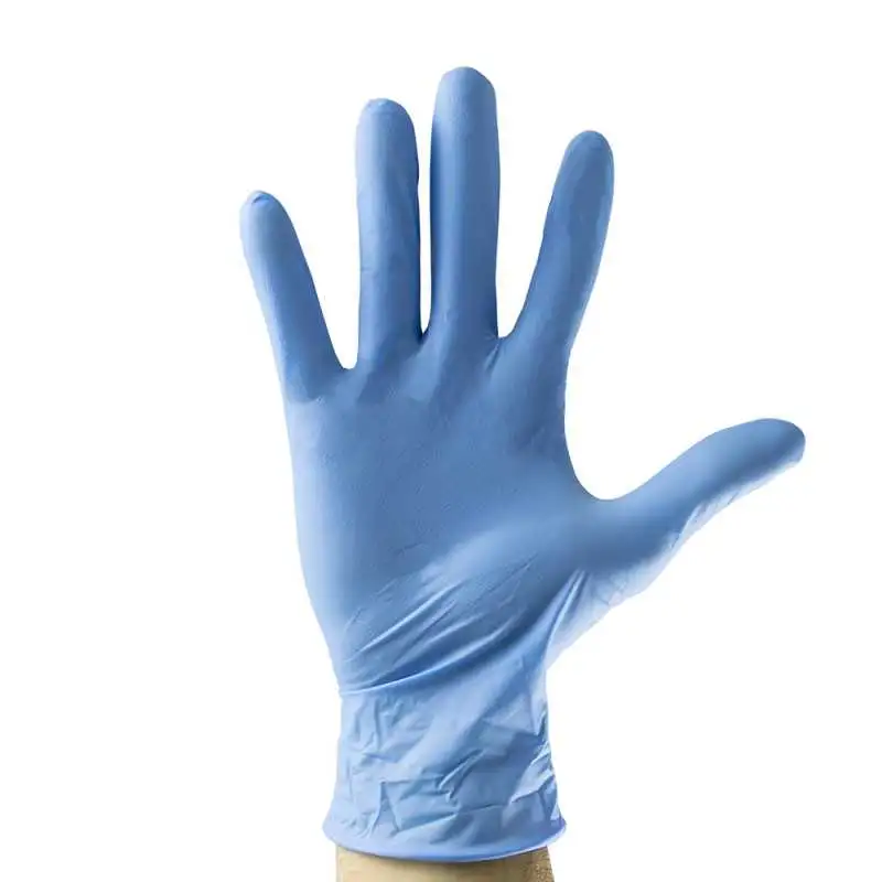 BOITE 100 GANTS BLEUS EN NITRILE TAILLE XL