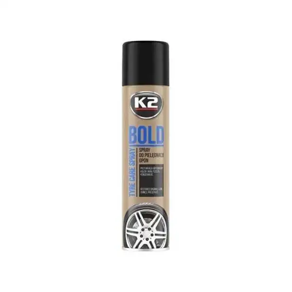 BOLD Spray d'entretien et de brillance des pneus, 600 ml
