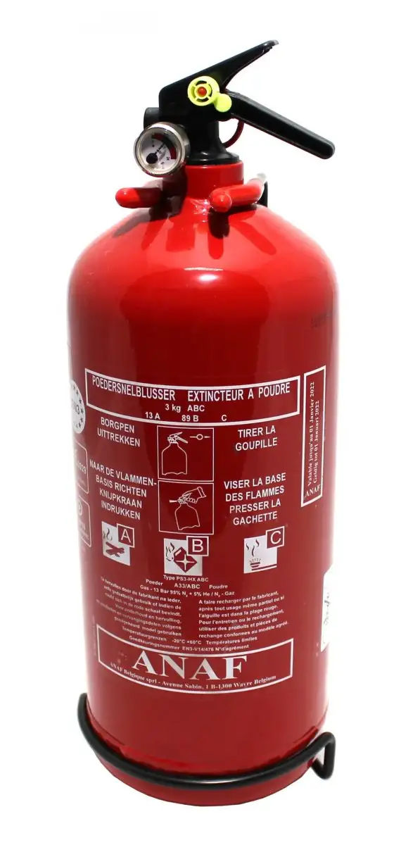 EXTINCTEUR 3KG ABC BENOR V-LABEL POUR VéHICULES