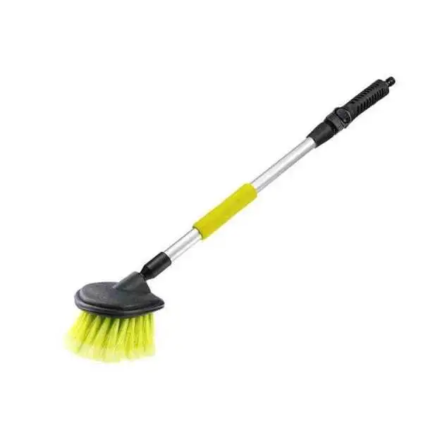 Brosse à flux 12x11 cm avec un bâton de 50 cm, avec une valve