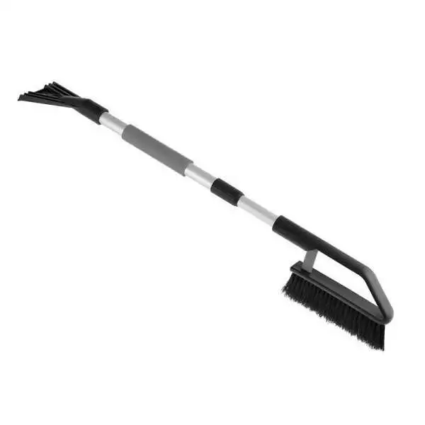 Brosse-grattoir télescopique, 82 - 110 cm, manche en aluminium, manche souple