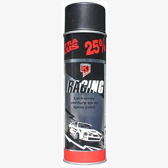 BOMBE RACING NOIR SATINE 500ML - 288961 - AUTOK