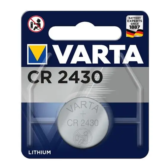 PILE CR 2430 - 6430101401 - VARTA