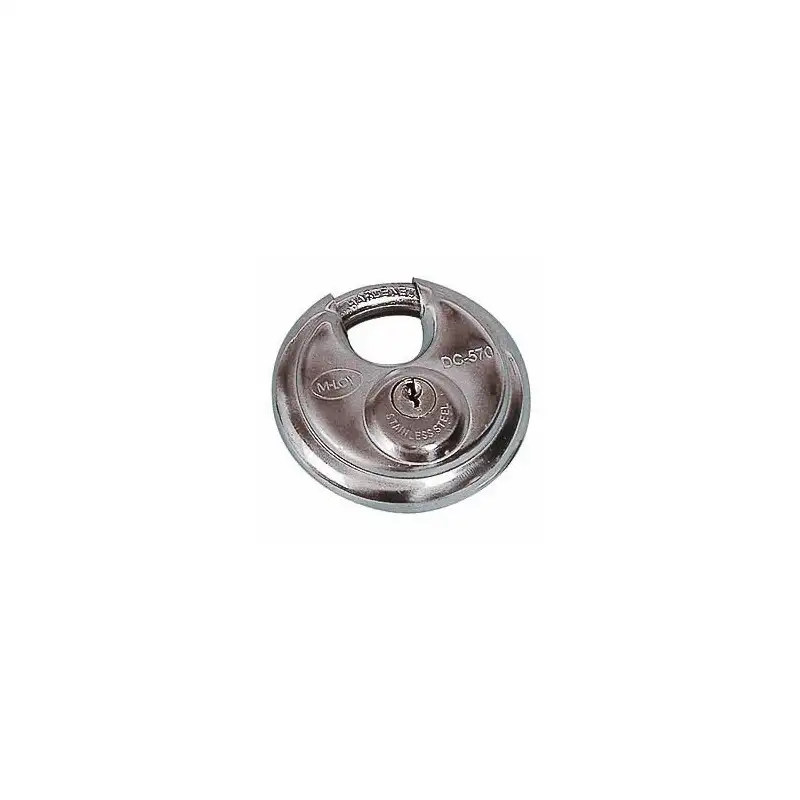 Cadenas Antivol Rond à Clés - Anse 10 mm
