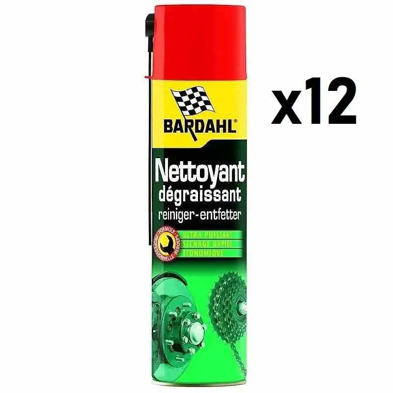 Carton de 12 Nettoyants Degraissant Bardahl Disque Frein embrayage Etc..
