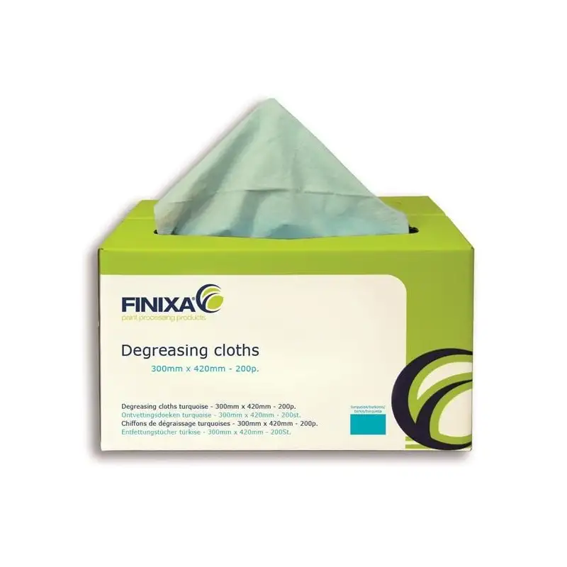 Chiffons de dégraissage Bleu 330 x 420 mm - 200 pcs - FINIXA