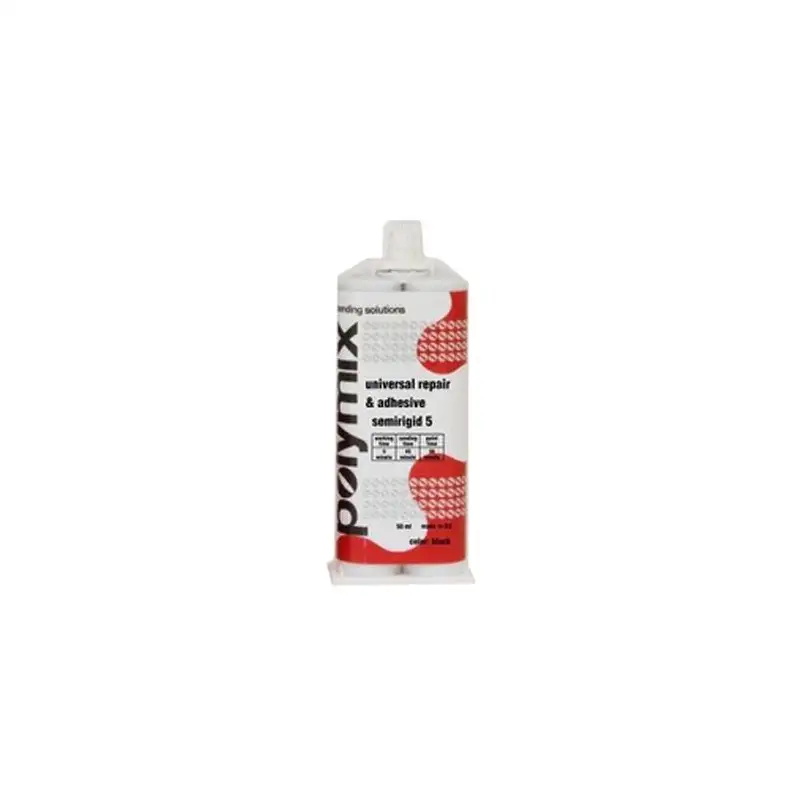 Colle 2K noir semi rigide 50 ml - Grandes réparations plastiques
