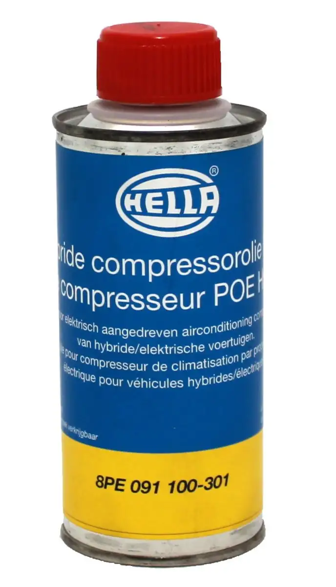 HUILE DE COMPRESSEUR HELLA POE POUR VéHICULES HYBRIDES 250 ML