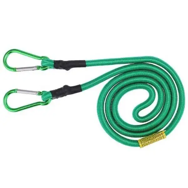 Corde élastique de 10 mm x 150 cm avec mousquetons