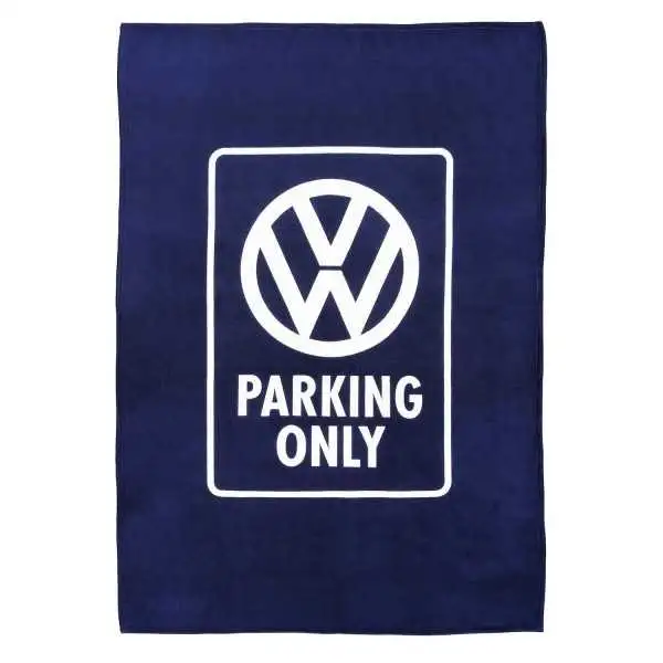 COUVERTURE POLAIRE VW 150x200cm - PARKING ONLY/BLEU