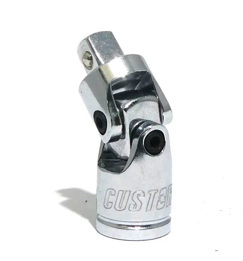 ARTICULATION 1/4" CUSTOR POUR DOUILLES 35 MM ACIER CHROME-VANADIUM