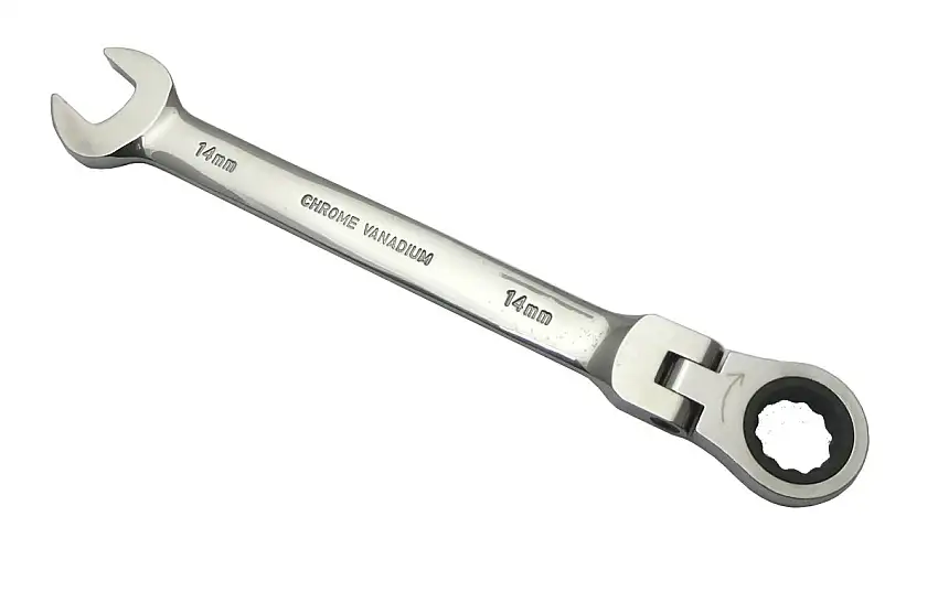 CLé à CLIQUET MIXTE FLEXIBLE CUSTOR 18MM AVEC TêTE MOBILE