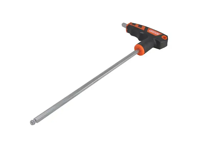 TOURNEVIS EN T à TêTE HEXAGONALE CUSTOR 5MM AVEC POIGNéE ERGONOMIQUE