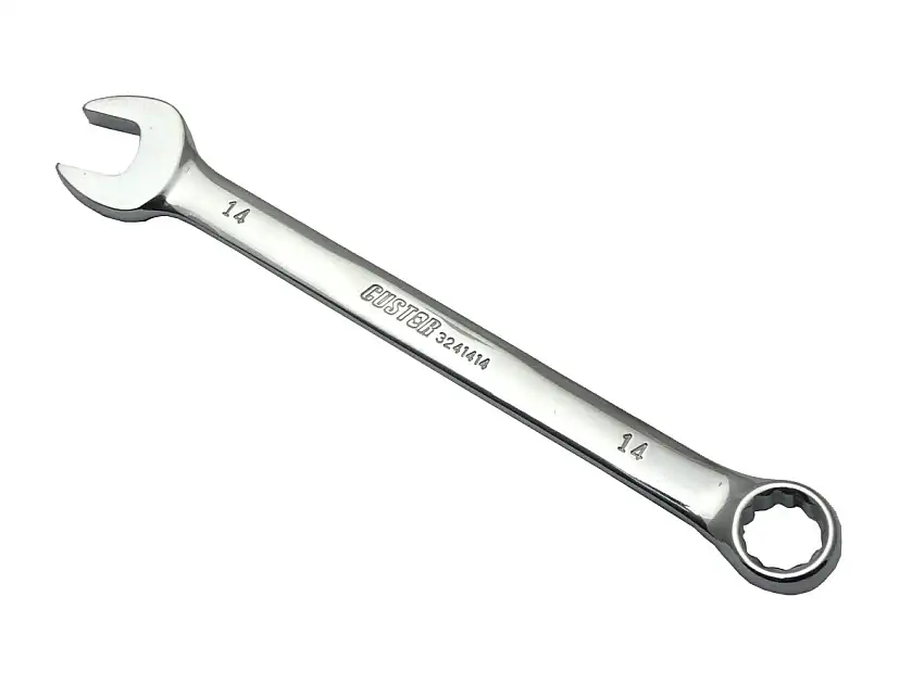CLé MIXTE CUSTOR 1/4" POUCE EN ACIER CHROME-VANADIUM