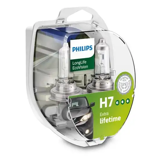 Ampoule H7 X2 LLECO 12V 55W PH PHILIPS - 12972LLECOS2