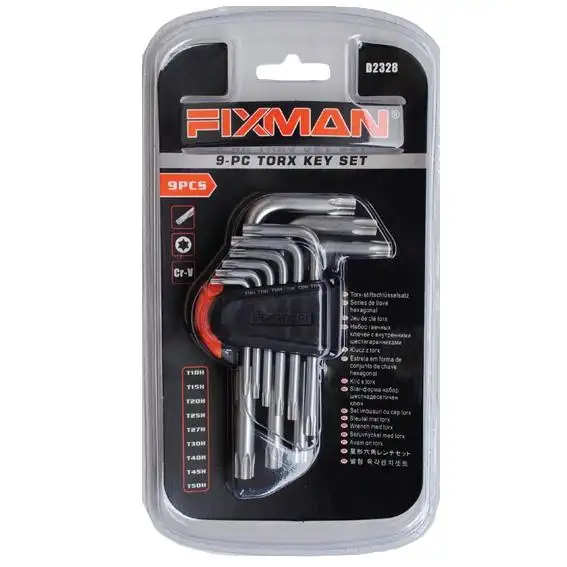 SET 9 CLES RESISTORX FIXMAN
