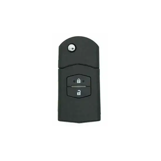 COQUE MAZDA 2 BOUTONS LAME CRANTEE