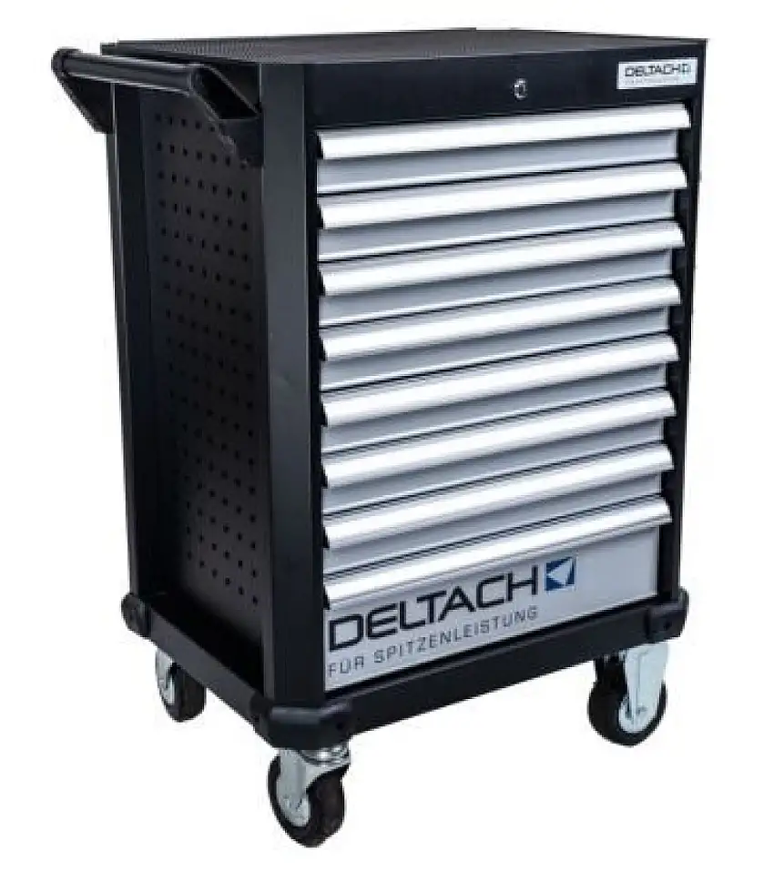 CHARIOT à OUTILS DELTACH D2-COMPACT VIDE AVEC 7 TIROIRS ET SYSTèME EASY-CLOSE