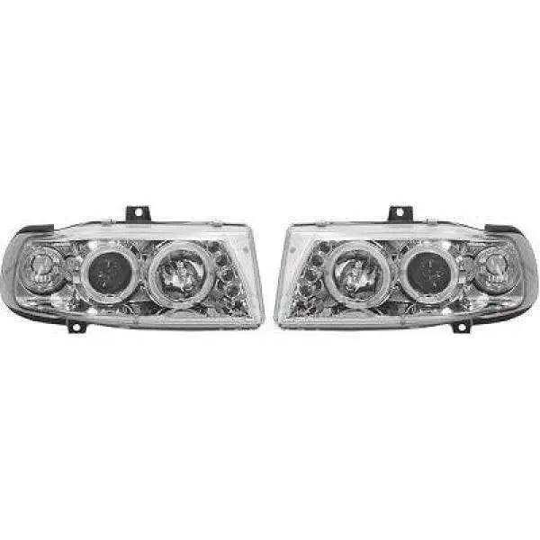SET PROJECTEUR  IBIZA. 93 99       KLARGLAS/CHROM