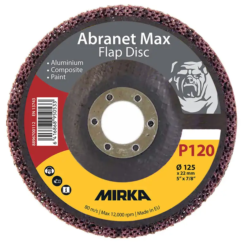 Disque abrasif 125 mm - P120 - 10 pcs - MIRKA