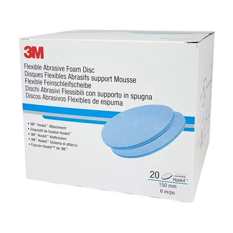 Disque abrasif en mousse ø150 mm - P600 - 3M Hookit