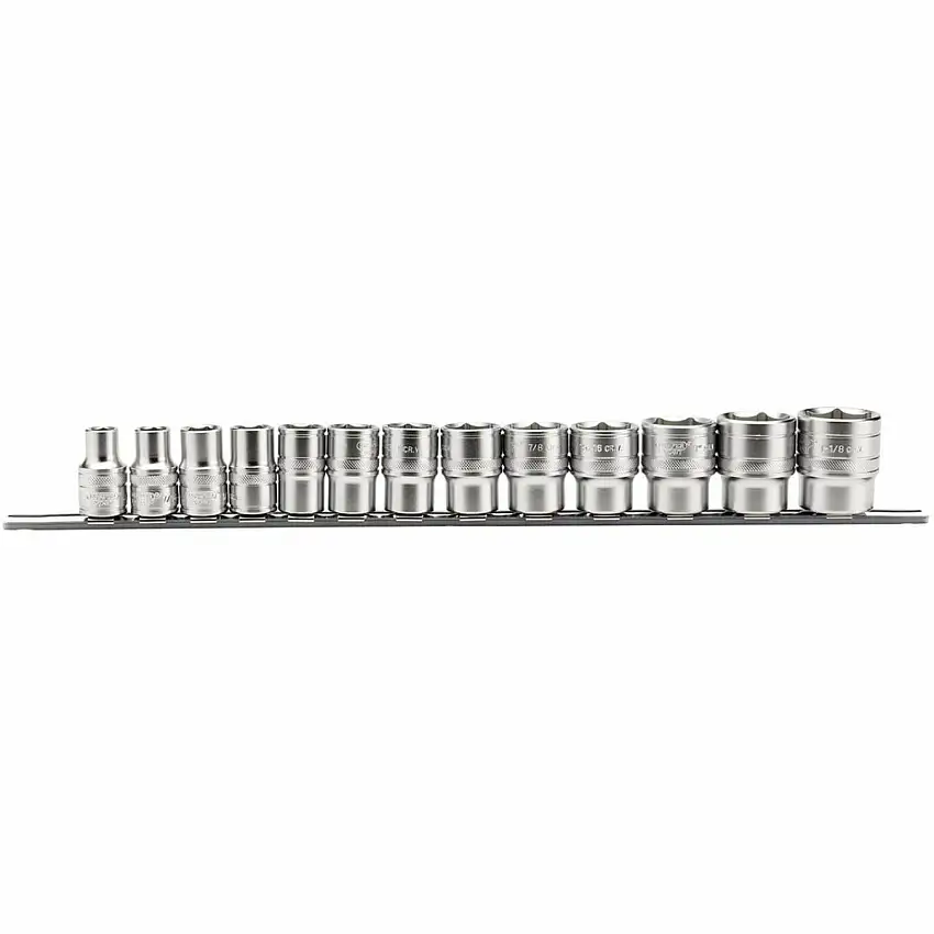 DRAPER COFFRET DE DOUILLES ANGLAISES COURTES 1/2" 13 PIèCES