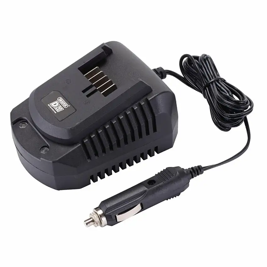 CHARGEUR DE BATTERIE DRAPER D20 12V POUR VOITURE 2,2A