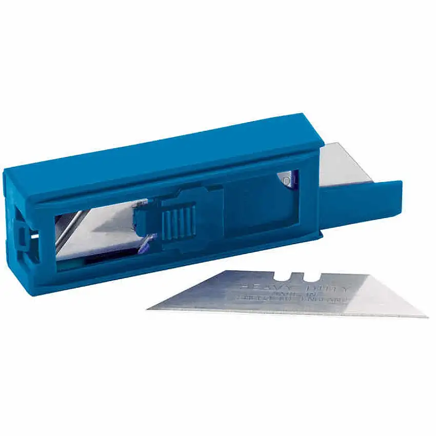 DRAPER LAMES DE RECHANGE TRAPéZOïDALES 10 PIèCES AVEC DISTRIBUTEUR EN PLASTIQUE