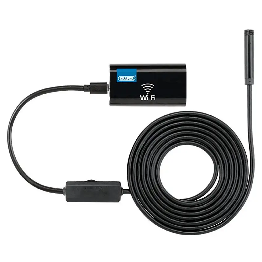ENDOSCOPE DRAPER WI-FI AVEC CAMéRA éTANCHE ET CâBLE FLEXIBLE