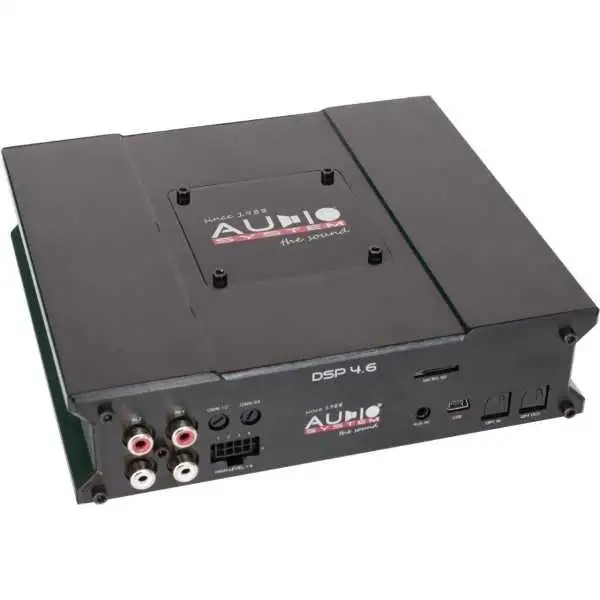 SÉRIE DSP 6 canaux DSP 6 canaux avec puce multicœur Freescale 4x entrées RCA (Bas niveau 2 à 4 Volt) et 4x entrées Molex haut ni